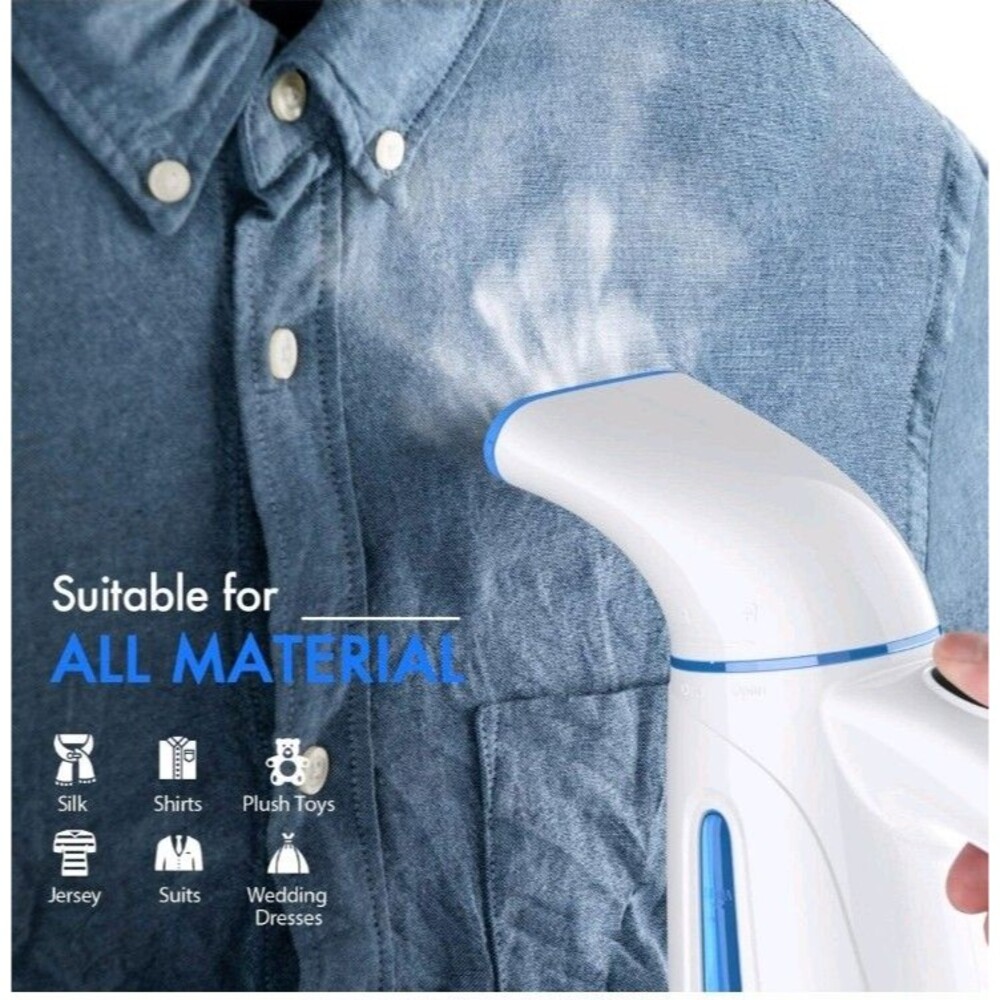 Corded Steam Iron for Garments, Adjustable, 1-2 min Heat, 15 min Steam